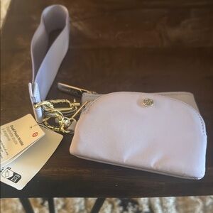 NWT Lululemon Dual Pouch Wristlet